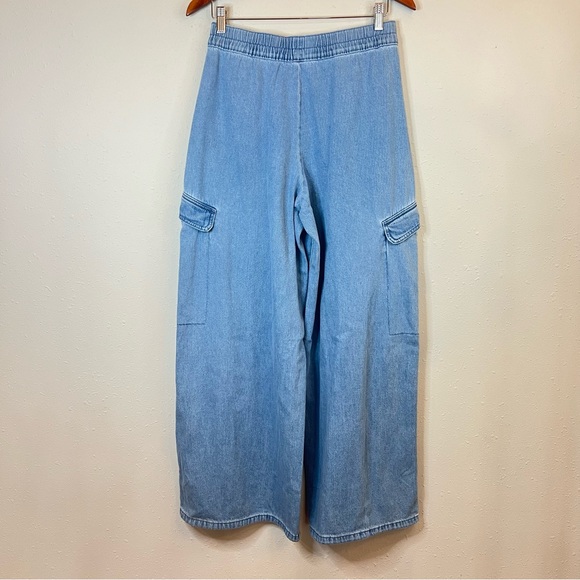 Circus by Sam Edelman Blue Parachute Wide Leg Jeans Size Small NWT - Picture 8 of 14